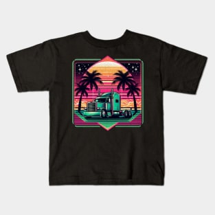 Retro 80’s trucker Kids T-Shirt